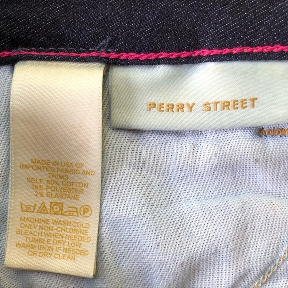 Kate Spade Play Hooky Perry Street Dark Wash Denim Blue Jeans Size 28 - Picture 8 of 9